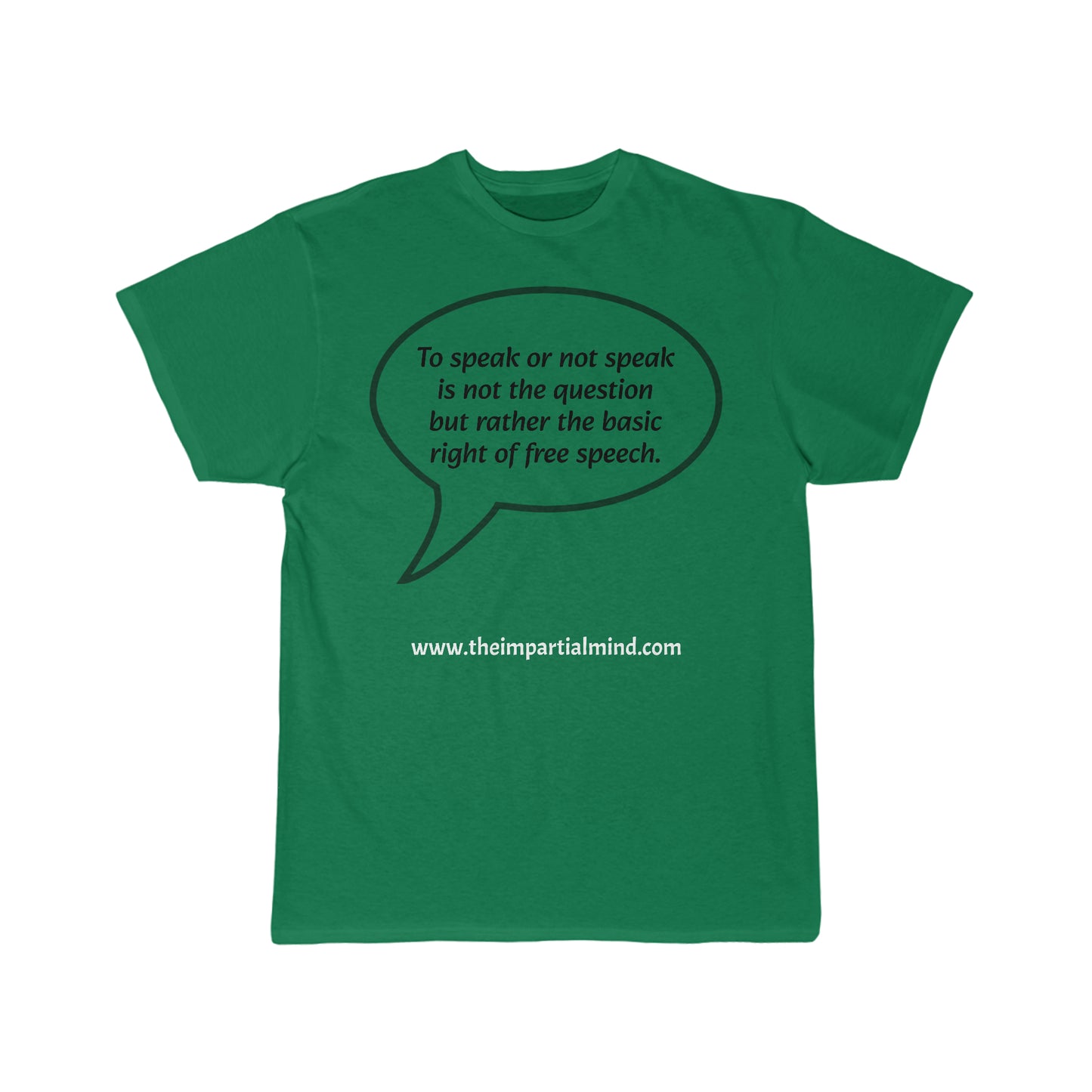 Men's T-shirt - To speak or not speak...