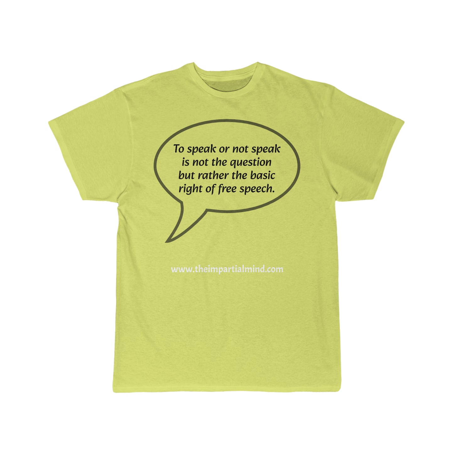 Men's T-shirt - To speak or not speak...