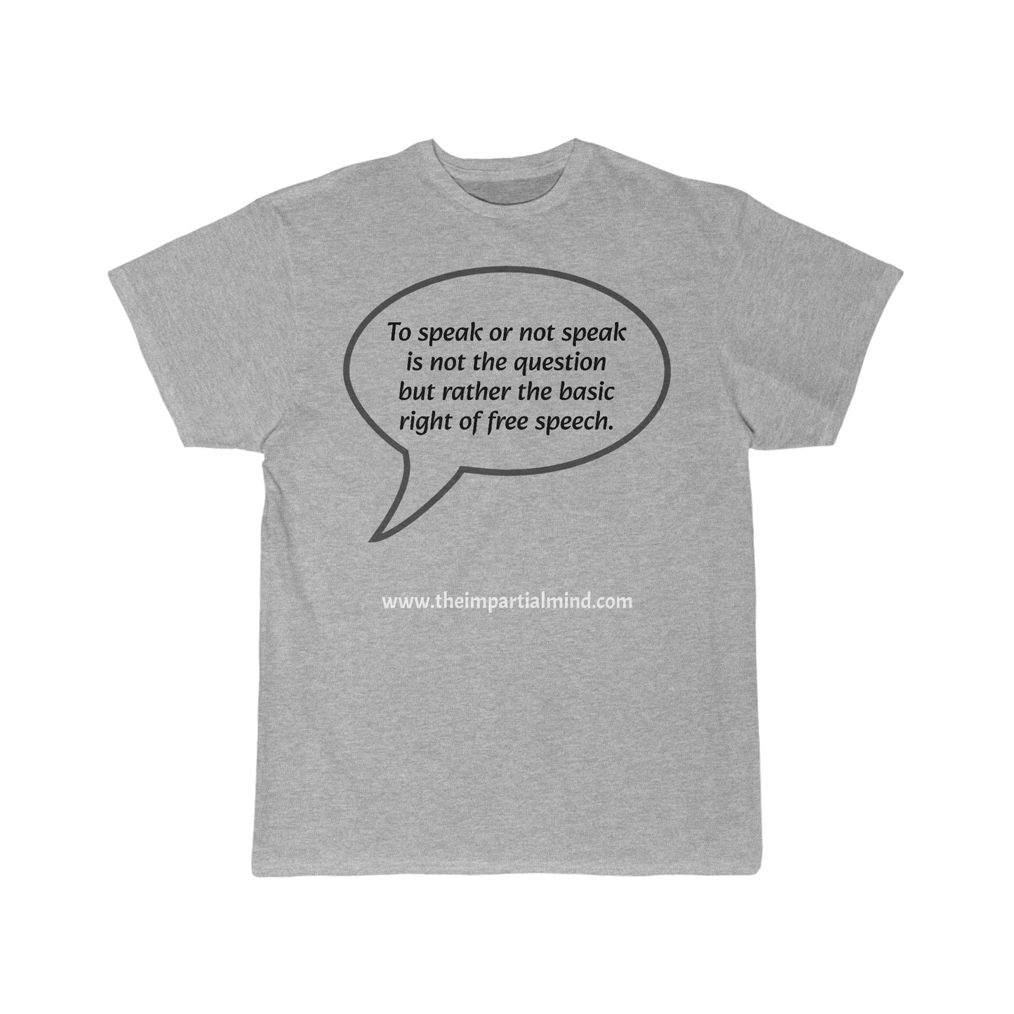 Men's T-shirt - To speak or not speak...