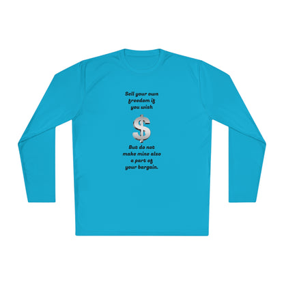 Men's Lightweight Long Sleeve Tee - Sell your own freedom...