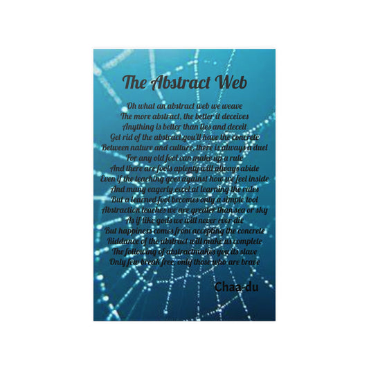 "The Abstract Web" Posters (210gsm)