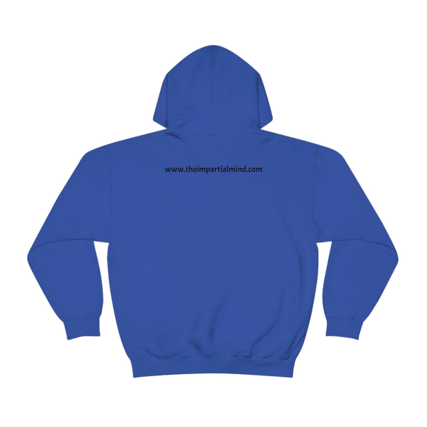 Ladies Hooded Sweatshirt -  Impartiality is the wisest strategy.  Bias is the choice of fools.