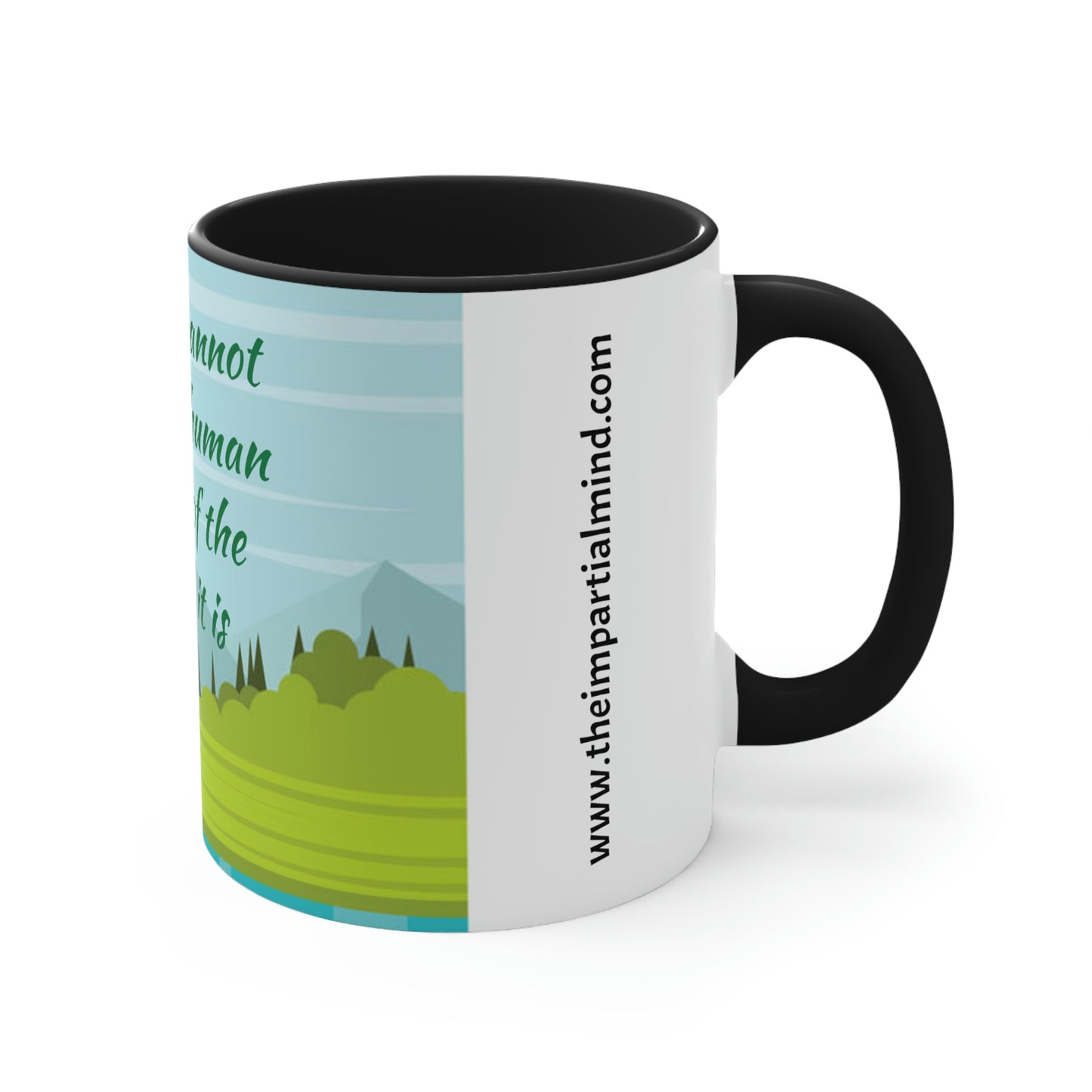 Accent Coffee Mug, 11oz - Culture cannot cure the human animal of the nature it is.