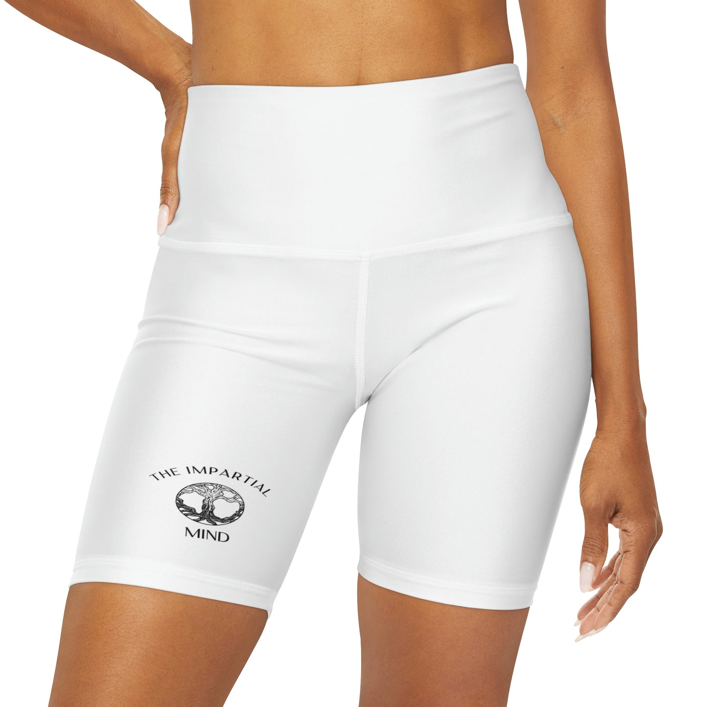 Ladies High Waist Yoga Shorts