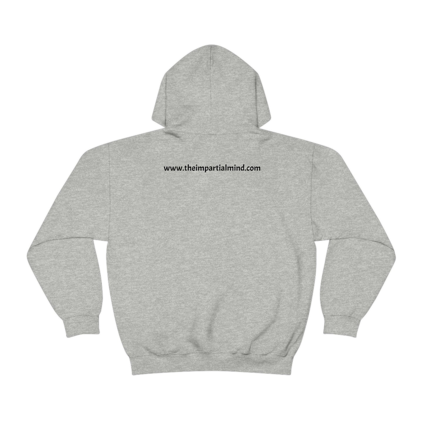 Ladies Hooded Sweatshirt -  Impartiality is the wisest strategy.  Bias is the choice of fools.