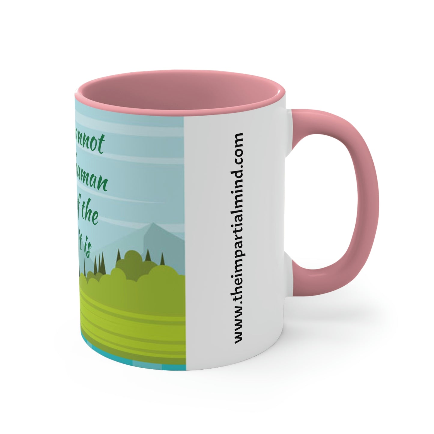 Accent Coffee Mug, 11oz - Culture cannot cure the human animal of the nature it is.