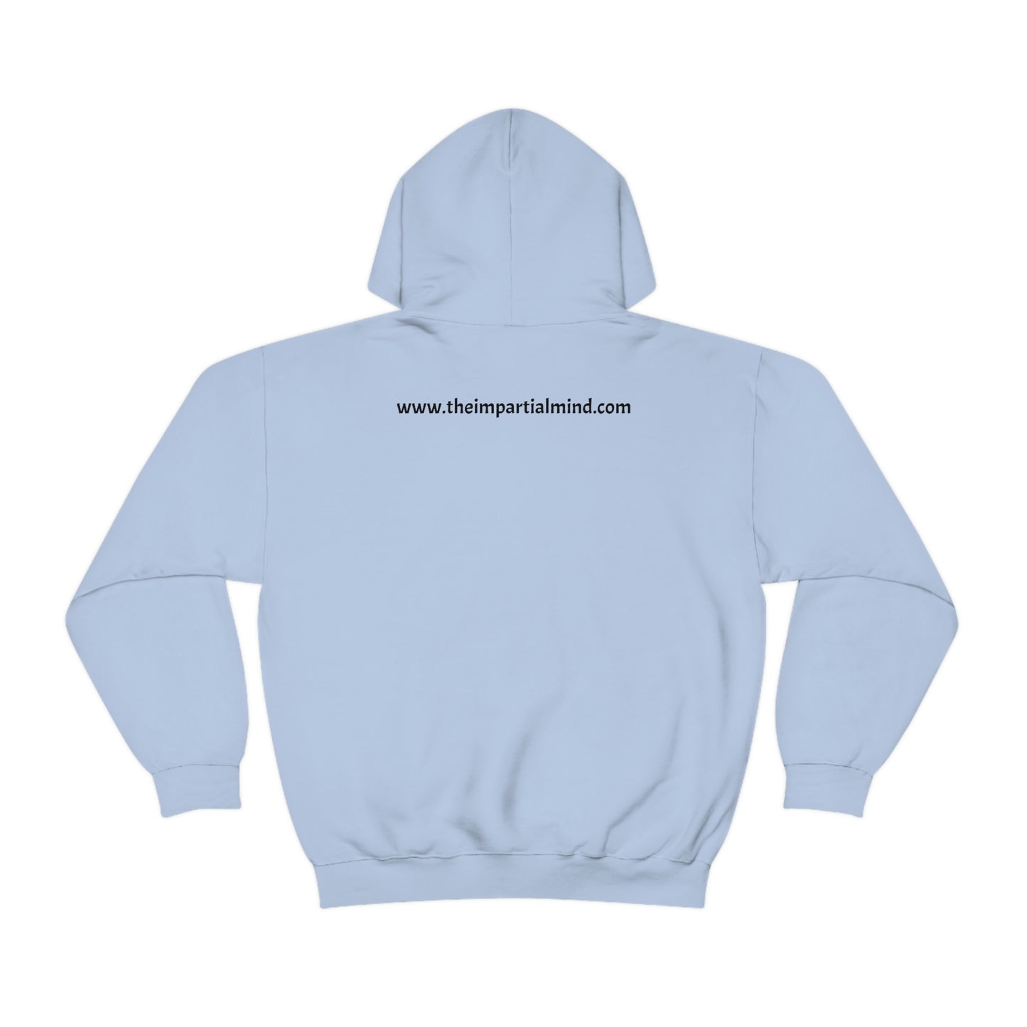 Ladies Hooded Sweatshirt -  Impartiality is the wisest strategy.  Bias is the choice of fools.