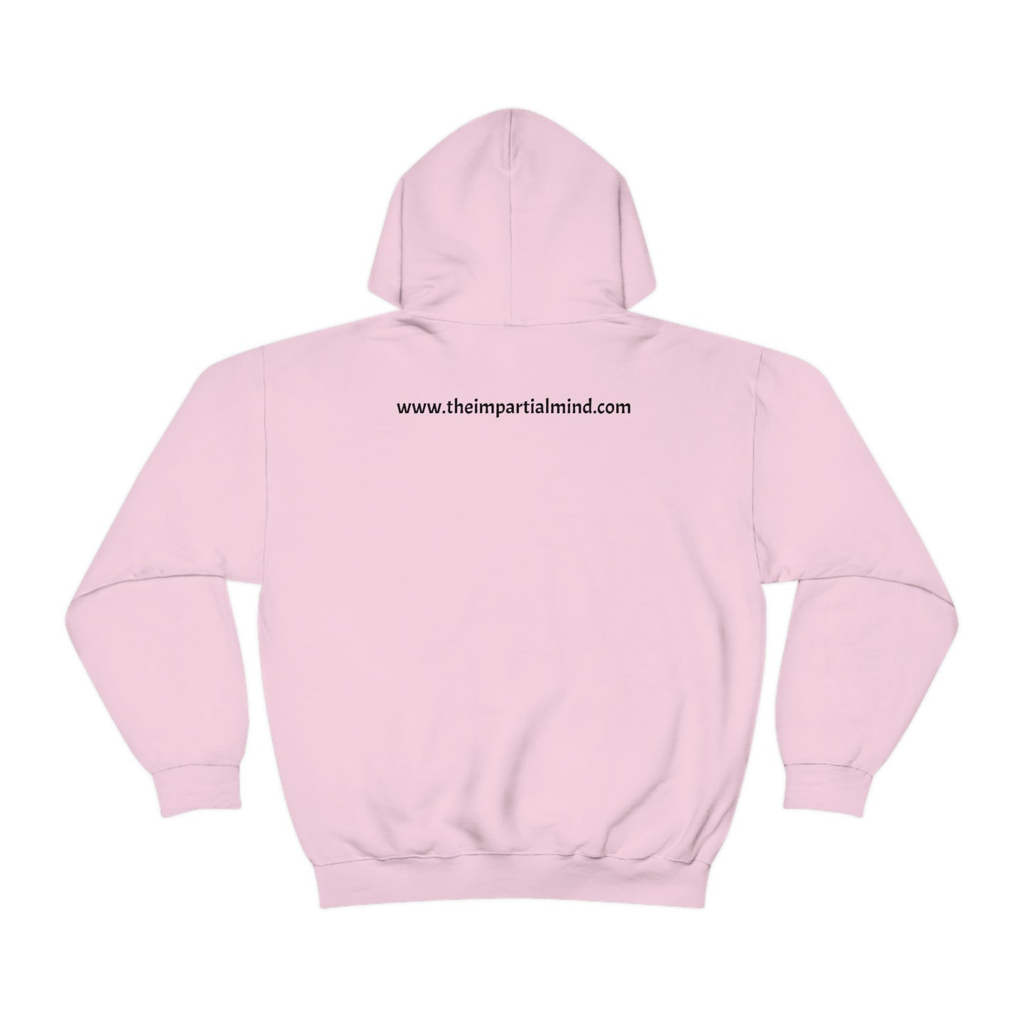 Ladies Hooded Sweatshirt -  Impartiality is the wisest strategy.  Bias is the choice of fools.